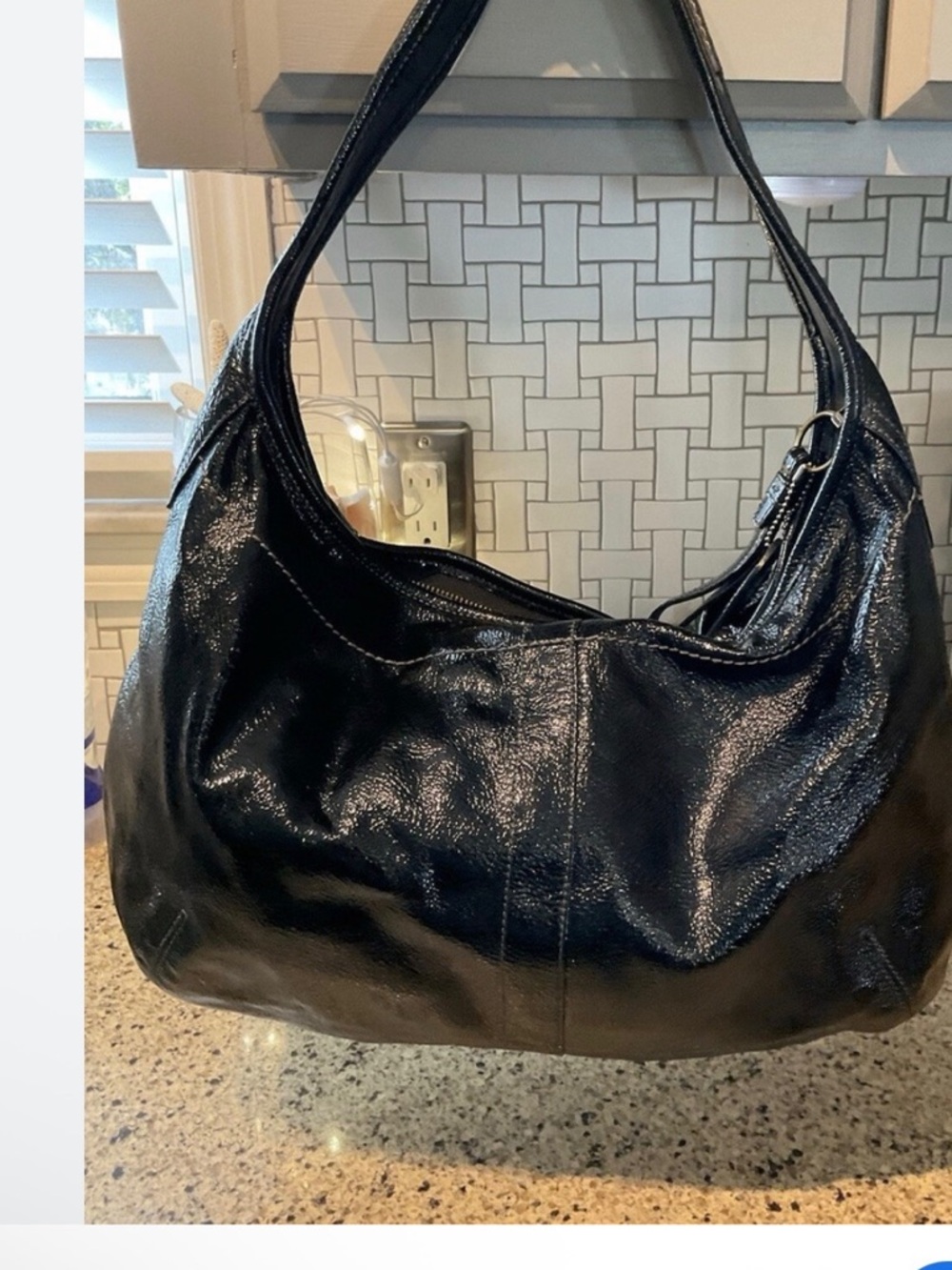 Coach Black Leather Hobo Bag - Picture 7 of 14